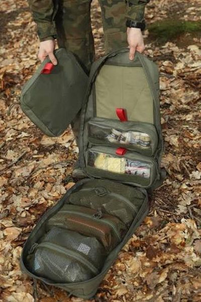 Укомплектований медичний рюкзак Rhino Rescue R20 Olive 452-a83 фото