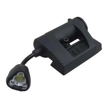 Тактичний ліхтарик на шолом MPLS Charge 4 LED (White/Red/Green/IR) з кріпленням pgj-u97-9ug фото