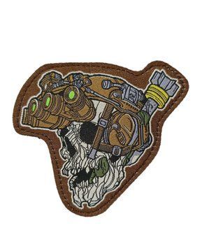 Патч Hoffmann Череп PVS Skull | Brown 2b6-i18 фото