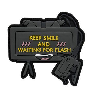 Патч Keep Smile And Waiting for Flash 6a1-702 фото