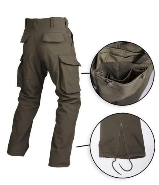 Штани Mil-Tec Softshell Explorer зимові водонепроникні Olive 11360001 n2l-v8u-hgm фото