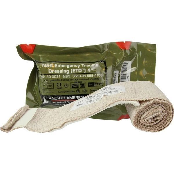 Еластичний бинт NAR Emergency Trauma Dressing (ETD) ABD 6 &times; 12 &times; 12 &times; 70 2044934593 фото