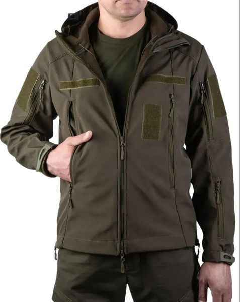 Тактична куртка soft shell olive fwr-bls-wi6 фото