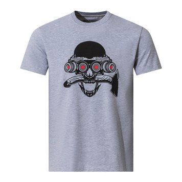 Футболка Hoffmann Equipment Scull | Grey o1m-qza-r8d фото