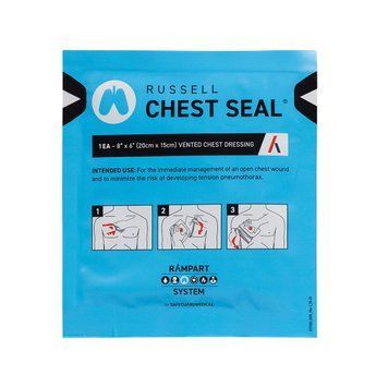 Оклюзійна повʼязка Russell Chest Seal 373-a12 фото
