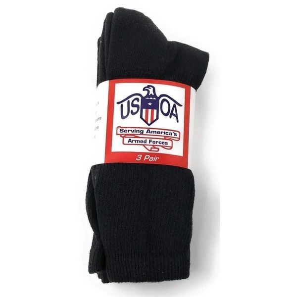 Шкарпетки Armed Forces / USOA Sock | Black (три пари) zs3-q7f-deq фото