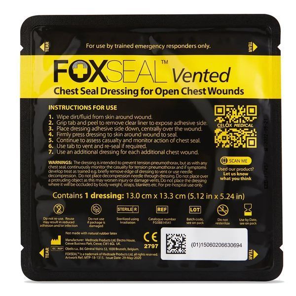 Вентильована оклюзійна наліпка FOXSEAL Vented 1998670664 фото